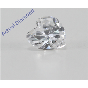 Heart Cut Loose Diamond (0.16 Ct, D Color, VS1 Clarity)