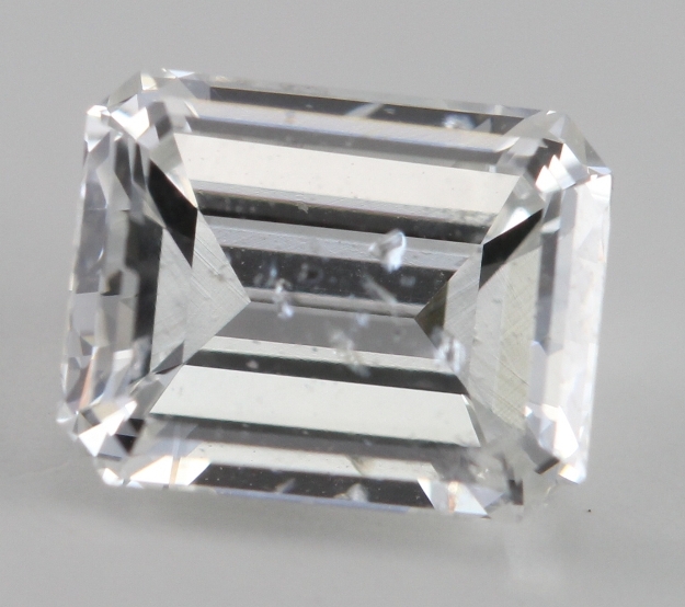 Emerald Cut Loose Diamond, 0.86 Carats, SI2 Clarity, G Color