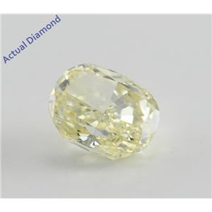 Oval Cut Loose Diamond (0.59 Ct, Natural Fancy Yellow, VS2) GIA Certified