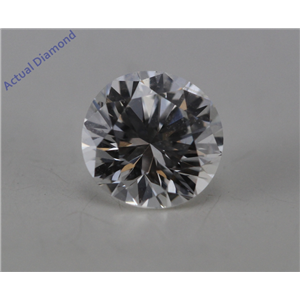 Round Cut Loose Diamond (0.52 Ct, F Color, SI1 Clarity) GIA Certified