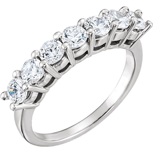 1.89 Ct White Round Diamond Engagement Wedding Ring Set 14K White Gold 