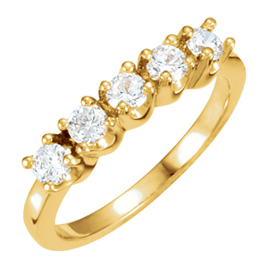 Round Diamond Solitaire Engagement Ring 14k Yellow Gold 1.23 Ct, (F Color, VS Clarity)