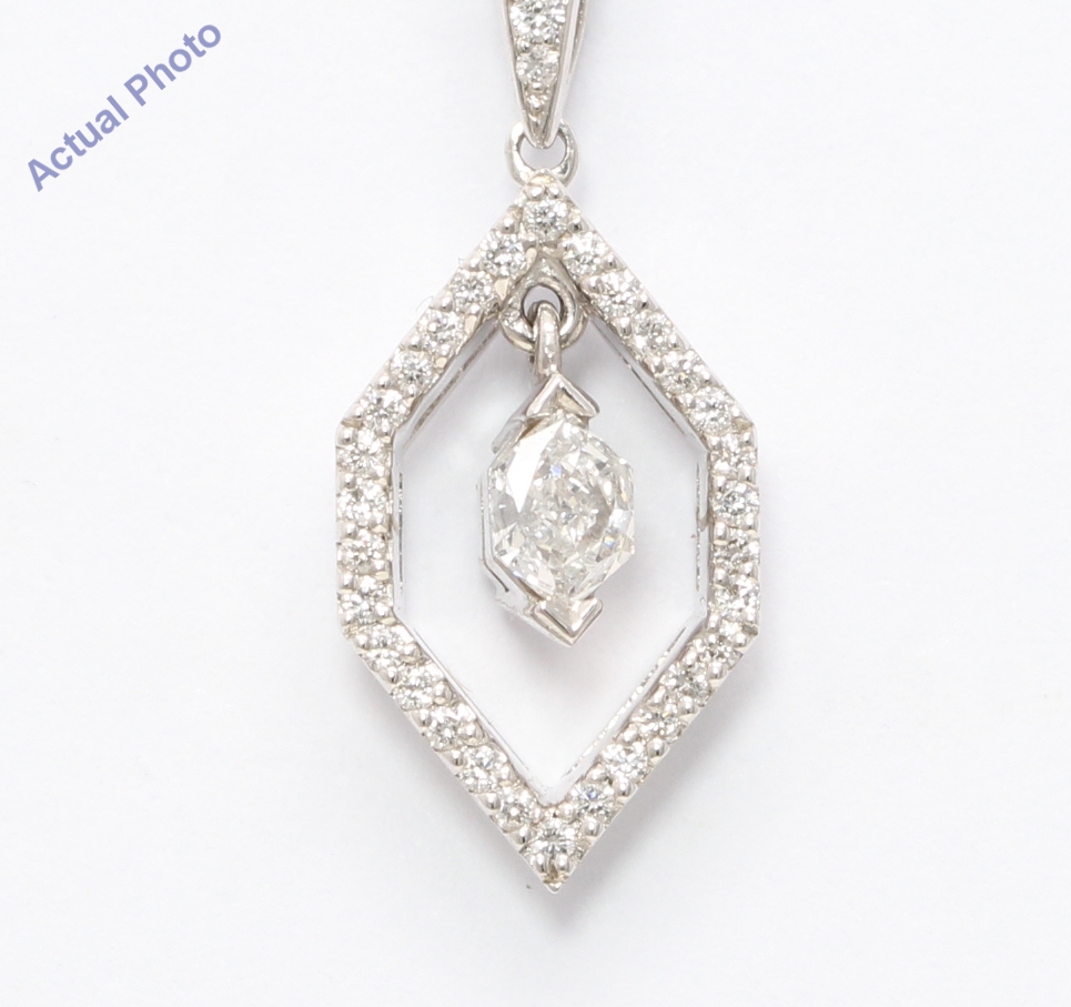 18k White Marquise Diamond Multi-Stone 