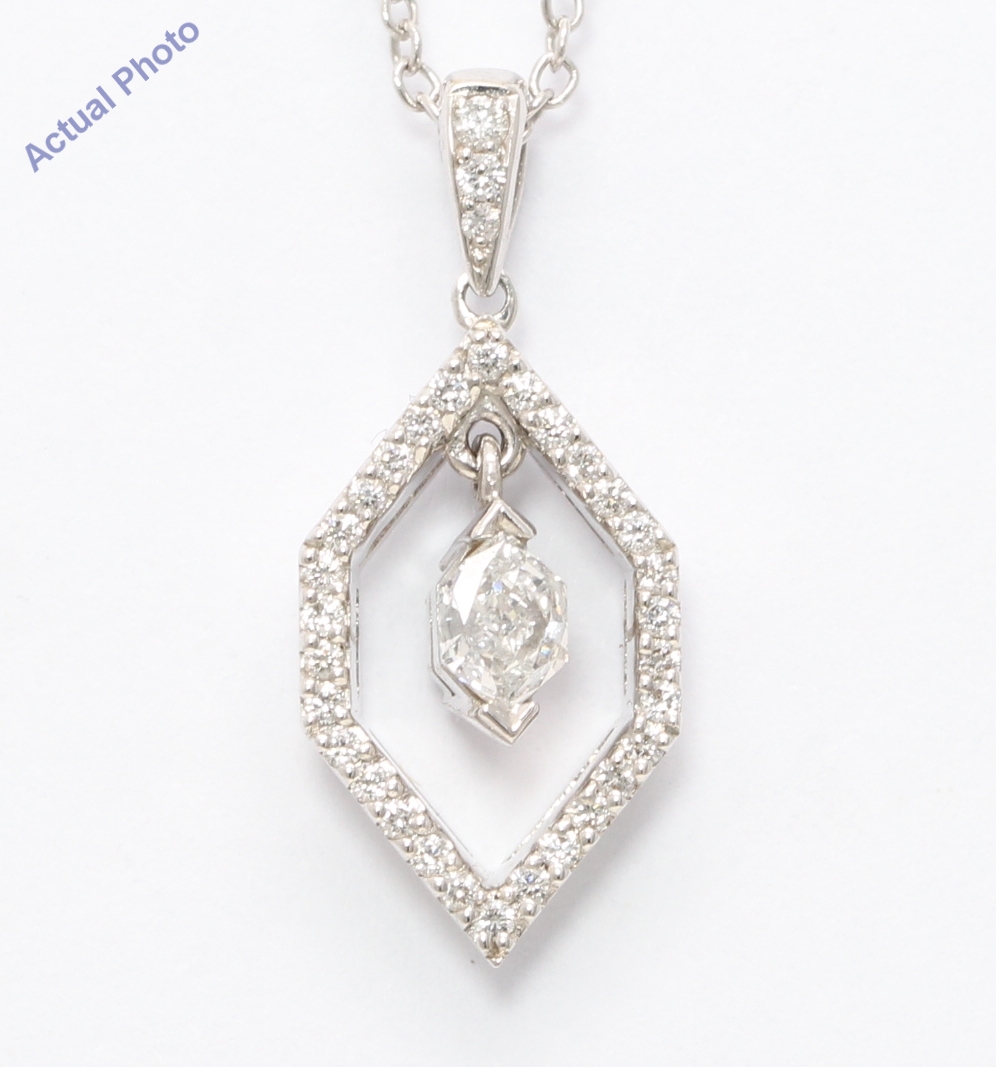 Kante style closed setting diamond necklace - Indian Jewellery Designs