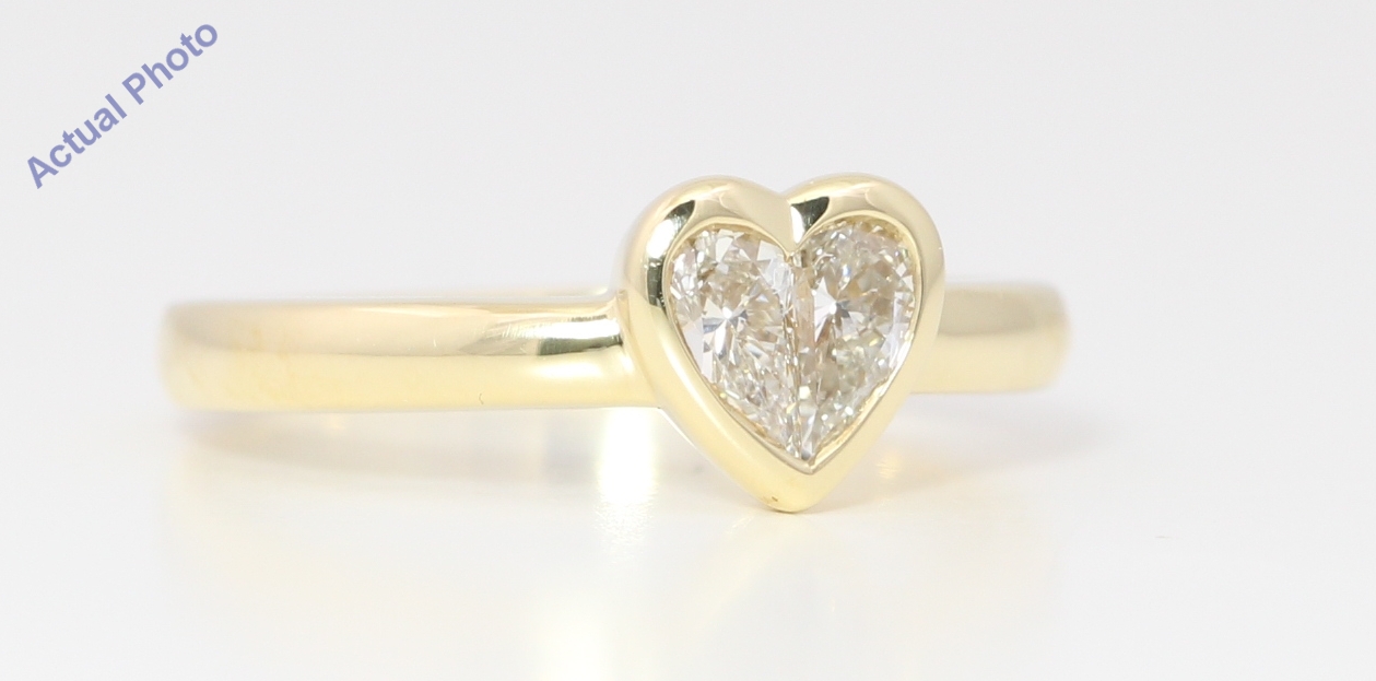 Order Engagement Ring Joanna in Heart cut 0.76 Carat 14k Yellow Gold Lab  Grown Diamond | GLAMIRA.in