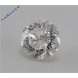 Round Cut Loose Diamond (1.26 Ct, I, I2(K.M))