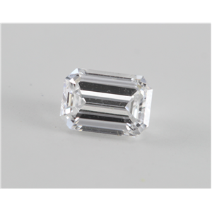 Emerald Cut Loose Diamond (0.57 Ct, d, VVS2) WGI Certified