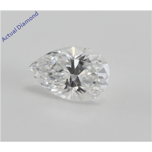 Pear Cut Loose Diamond (0.64 Ct, f, VVS1) WGI Certified