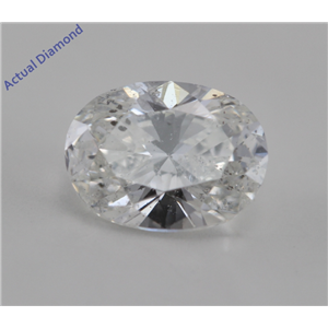 Oval Cut Loose Diamond (0.7 Ct, G, I1(K.M))
