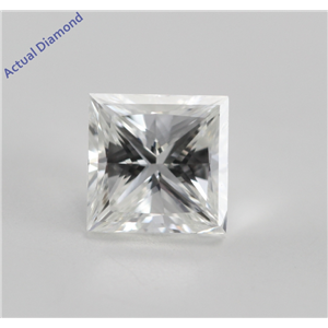 Princess Cut Loose Diamond (0.58 Ct, F, VS1) IGL Certified