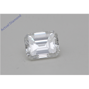 Emerald Cut Loose Diamond 0.71 Ct,F Color,VS2 Clarity IGL Certified