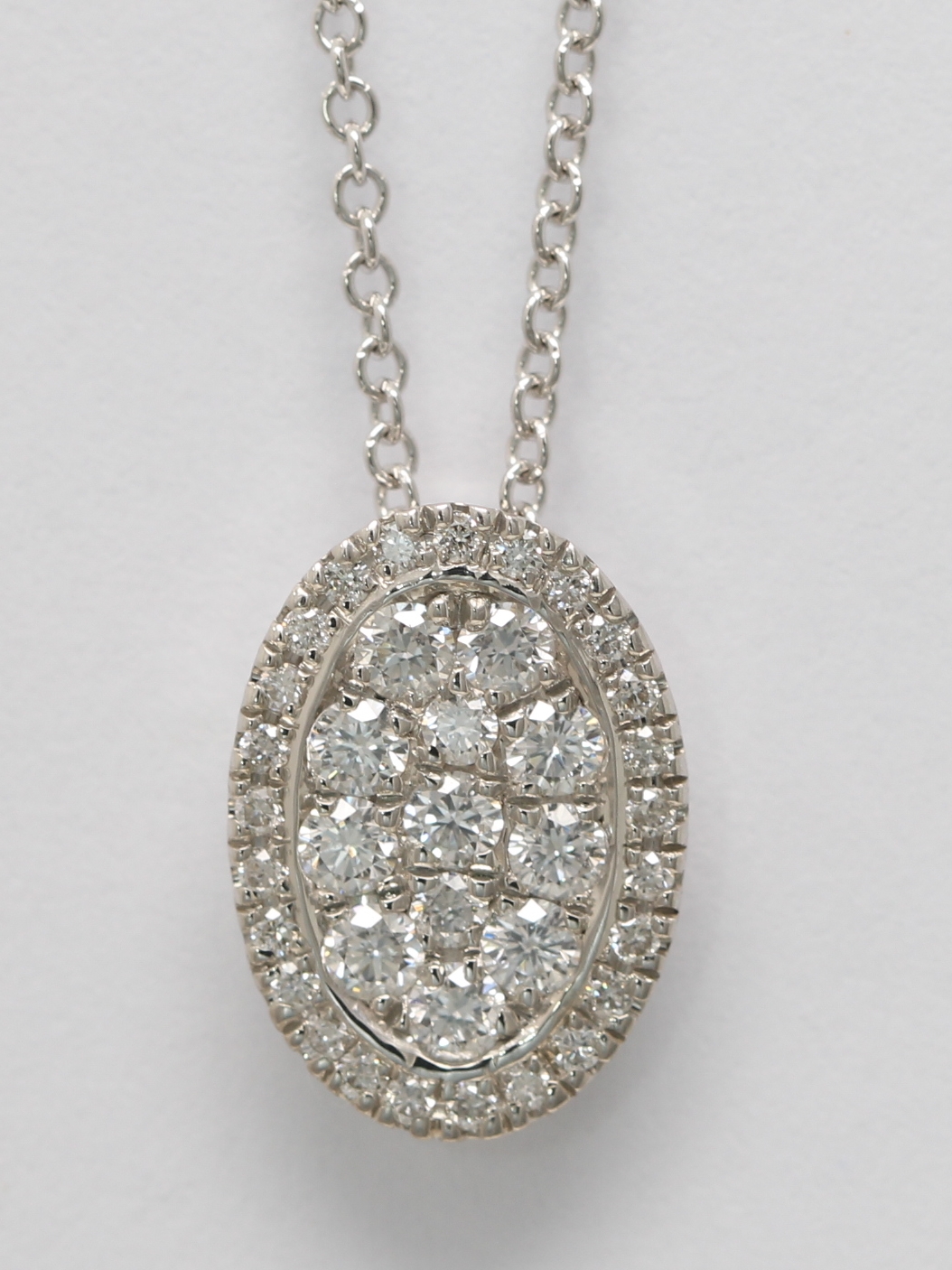 Details about   9.80 CT Oval Cut Y-Drop Shape Diamond Pendant Necklace 14K White Gold Enhanced 