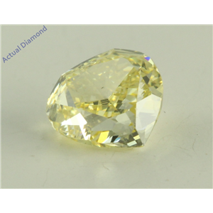 Heart Cut Loose Diamond (0.84 Ct, Natural Fancy Yellow Color, VS2 Clarity) GIA Certified