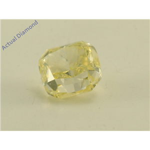 Cushion Cut Loose Diamond (1.51 Ct, Natural Fancy Yellow Color, VS2 Clarity) GIA Certified