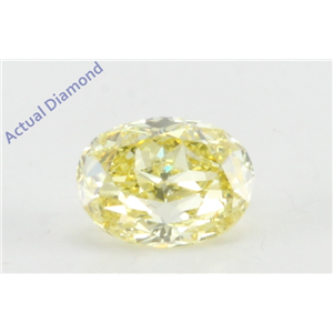 Oval Cut Loose Diamond (0.54 Ct, Natural Fancy Intense Yellow Color, VS2 Clarity) GIA Certified