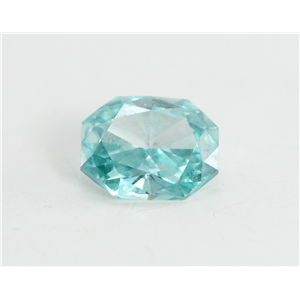 Radiant Cut Loose Diamond (0.5 Ct, Sky Blue(Irradiated) Color, VS1 Clarity)