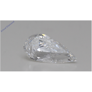 Pear Cut Loose Diamond (1 Ct,E Color,SI1 Clarity) GIA Certified