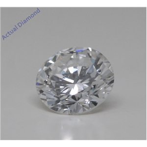 Round Cut Loose Diamond (0.57 Ct,F Color,Si2 Clarity) GIA Certified