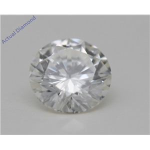 Round Cut Loose Diamond (0.62 Ct,H Color,SI1(Clarity Enhanced) Clarity) IGL Certified
