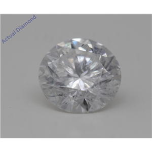 Round Cut Loose Diamond (1.57 Ct,E Color,SI2(Clarity Enhanced,laser Drilled) Clarity) IGL Certified