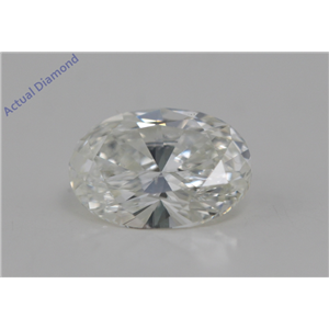 Oval Cut Loose Diamond (0.91 Ct,I Color,VS1 Clarity) AIG Certified