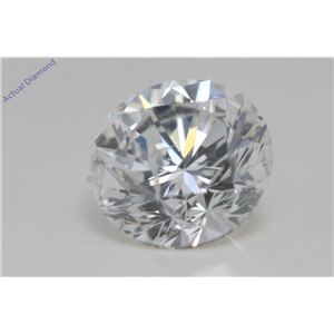 Round Cut Loose Diamond (0.69 Ct,G Color,SI1 Clarity) AIG Certified