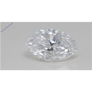Marquise Cut Loose Diamond (0.65 Ct,D Color,VS1 Clarity) GIA Certified