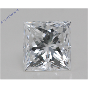 Princess Cut Loose Diamond (0.52 Ct,E Color,VS1 Clarity) GIA Certified
