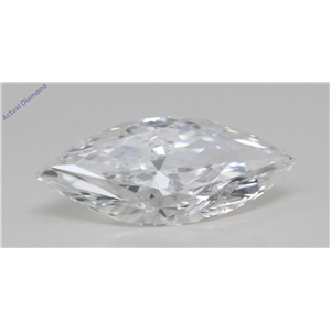 Marquise Cut Loose Diamond (0.62 Ct,D Color,SI1(Drilled) Clarity) AIG Certified
