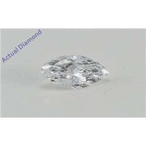 Marquise Cut Loose Diamond (0.28 Ct, D Color, Si2 (K.M. Treated) Clarity) IGL Certified