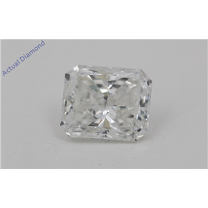 Radiant Cut Loose Diamond (0.65 Ct, E Color, VVS2(Clarity Enhanced) Clarity) IGL Certified