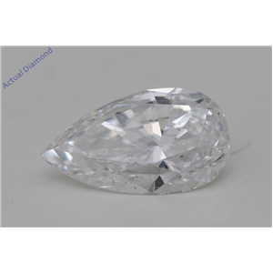 Pear Cut Loose Diamond (1.02 Ct,E Color,SI1 Clarity) GIA Certified