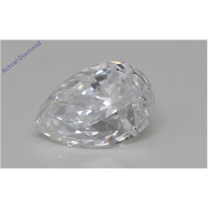 Pear Cut Loose Diamond (1.03 Ct,F Color,SI1 Clarity) GIA Certified