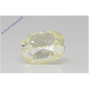 Cushion Cut Loose Diamond (1.07 Ct,Natural Fancy Yellow Color,Vs1 Clarity) Gia Certified
