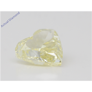 Heart Cut Loose Diamond (1.58 Ct,Natural Fancy Yellow Color,Vs1 Clarity) Gia Certified