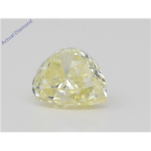 Heart Cut Loose Diamond (1.42 Ct,Natural Fancy Yellow Color,Vs2 Clarity) Gia Certified