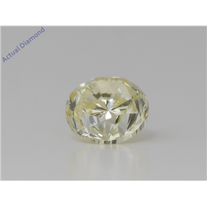 Round Cut Loose Diamond (0.91 Ct,Natural Fancy Yellow Color,Vs2 Clarity) Gia Certified