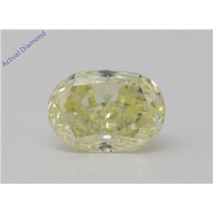 Oval Cut Loose Diamond (1.29 Ct,Natural Fancy Yellow Color,Vs2 Clarity) Gia Certified