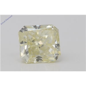 Radiant Cut Loose Diamond (1.61 Ct,Natural Fancy Yellow Color,Si1 Clarity) Gia Certified