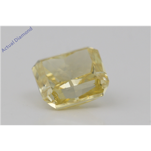 Radiant Cut Loose Diamond (1.31 Ct,Natural Fancy Intense Yellow Color,Si1 Clarity) Gia Certified