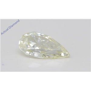 Pear Cut Loose Diamond (1.15 Ct,Natural Fancy Yellow Color,Vvs1 Clarity) Gia Certified