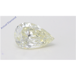 Pear Cut Loose Diamond (1.53 Ct,Natural Fancy Yellow Color,Si1 Clarity) Gia Certified