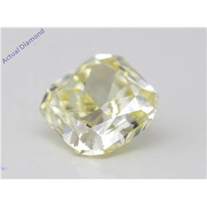 Radiant Cut Loose Diamond (1.85 Ct,Natural Fancy Yellow Color,Vs1 Clarity) Gia Certified