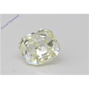 Cushion Cut Loose Diamond (1.38 Ct,Natural Fancy Yellow Color,Vs1 Clarity) Gia Certified