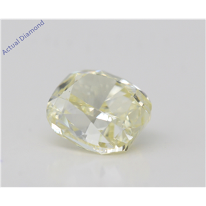 Cushion Cut Loose Diamond (1.51 Ct,Natural Fancy Yellow Color,Vs2 Clarity) Gia Certified