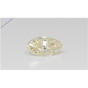 Marquise Cut Loose Diamond (1 Ct,Natural Fancy Light Yellow Color,Si2 Clarity) Gia Certified