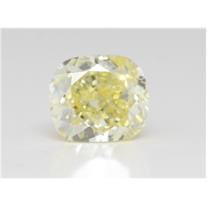 Cushion Cut Loose Diamond (2.84 Ct,Natural Fancy Intense Yellow Color,Vs1 Clarity) Gia Certified