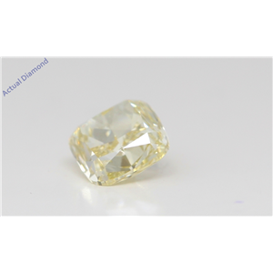 Cushion Cut Loose Diamond (1.03 Ct,Natural Fancy Yellow Color,Vs2 Clarity) Gia Certified