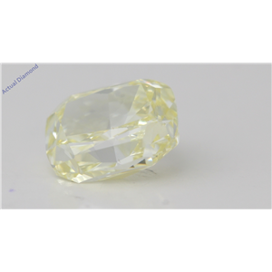 Cushion Cut Loose Diamond (2.57 Ct,Natural Fancy Yellow Color,Vs1 Clarity) Gia Certified