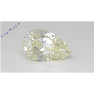 Pear Cut Loose Diamond (2.53 Ct,Natural Yellow Color,Vs1 Clarity) GIA Certified